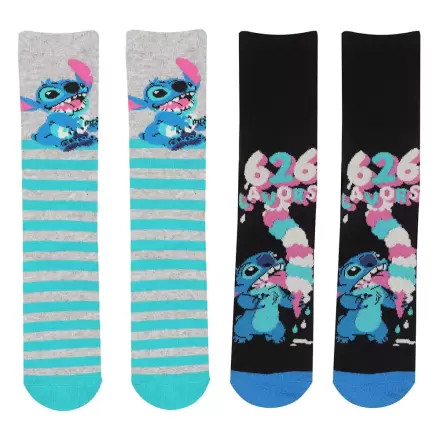 Lilo & Stitch Socken 2er-Pack Stitch L-XL Produktfoto