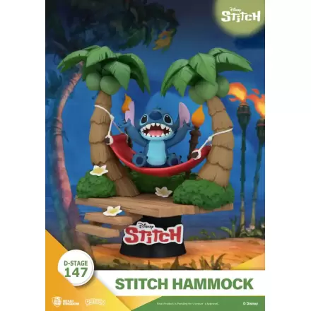 Lilo & Stitch D-Stage PVC Diorama Stitch Hammock 13 cm Produktfoto