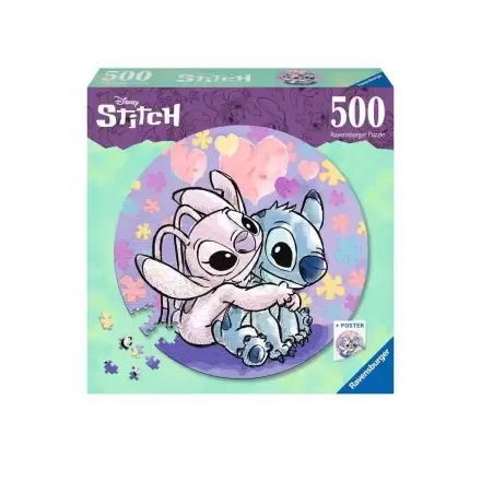 Lilo & Stitch Rund-Puzzle Stitch (500 Teile) termékfotója