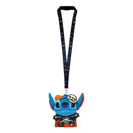 Lilo & Stitch Lanyard Stitch Skeleton mit Kartenhalter Produktfoto