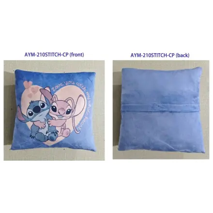 Lilo & Stitch Love you with my whole heart Kissen 35x35cm Produktfoto