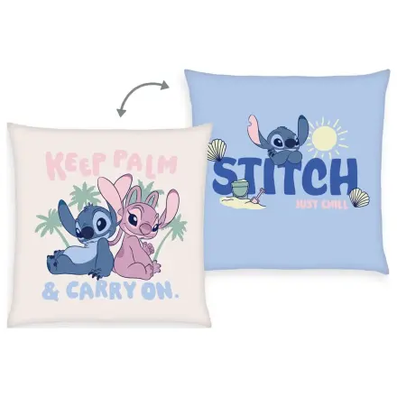 Lilo & Stitch Soft Velboa Kissen Stitch & Angel Keep Palm & Carry On 40 x 40 cm Produktfoto