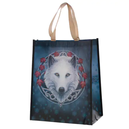 Lisa Parker Autumn Guardian Wolf Einkaufstasche Produktfoto