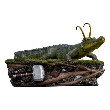 Loki Art Scale Statue 1/10 Alligator 15 cm Produktfoto