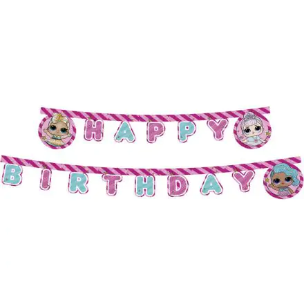 LOL Surprise Glitterati, Happy Birthday Banner 2 m Produktfoto