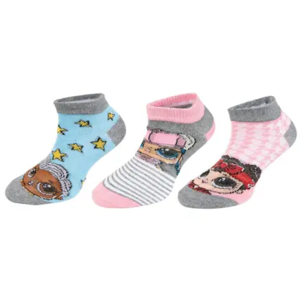 LOL Surprise gemusterte Kinder Geheimsocken 23/26 Produktfoto