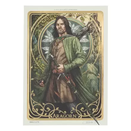 Lord of the Rings Art Print Aragorn Art Karte 14 x 21 cm Limited Edition Produktfoto