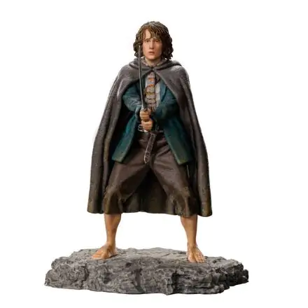 Herr der Ringe BDS Art Scale Statue 1/10 Pippin 12 cm termékfotója