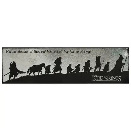 Lord of the Rings Lesezeichen aus Leder Fellowship Silhouette Produktfoto
