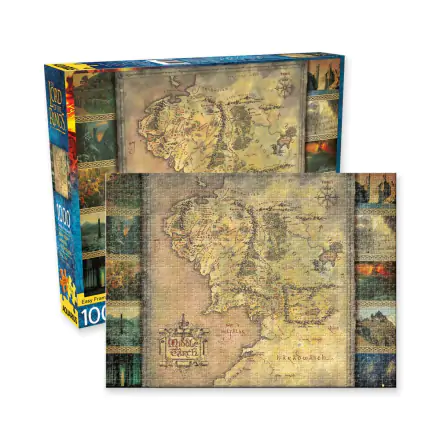 Herr der Ringe Puzzle Map (1000 Teile) termékfotója