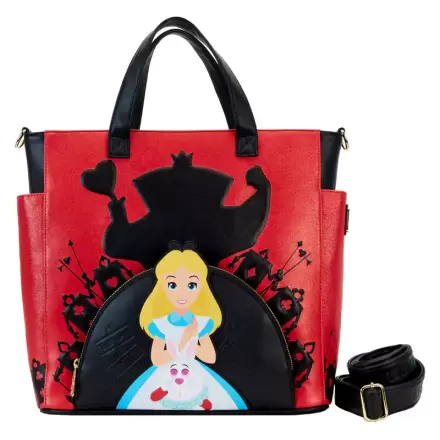 Loungefly Disney Alice In Wonderland Villains verwandelte Tragetasche Produktfoto