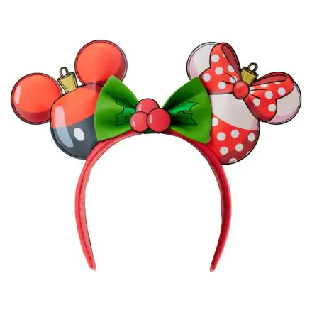 Loungefly Disney Mickey & Minnie Christmas ear Haarreif termékfotója