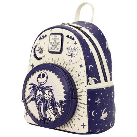 Loungefly Disney Nightmare Before Christmas Jack Skellington & Sally Night Sky Rucksack 26cm Produktfoto
