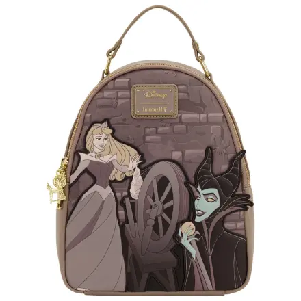 Loungefly Disney Sleeping Beauty & Maleficent Spinning Wheel Rucksack 26cm Produktfoto
