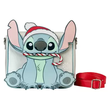 Loungefly Disney Stitch Holiday glitter Umhängetasche termékfotója