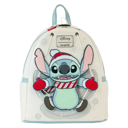 Loungefly Disney Stitch Holiday Snow Angel glitter Rucksack 26cm Produktfoto