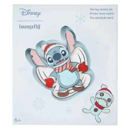 Loungefly Disney Stitch Holiday Snow Angel Pin Produktfoto