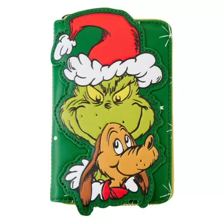 Loungefly Dr. Seuss How the Grinch Stole Christmas! Santa Geldbörse Produktfoto
