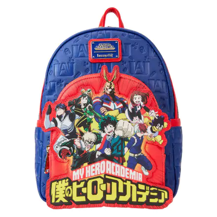 Loungefly My Hero Academia Group Debossed Logo Rucksack 26cm termékfotója