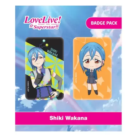 Love Live! Ansteck-Buttons Doppelpack Shiki Wakana termékfotója