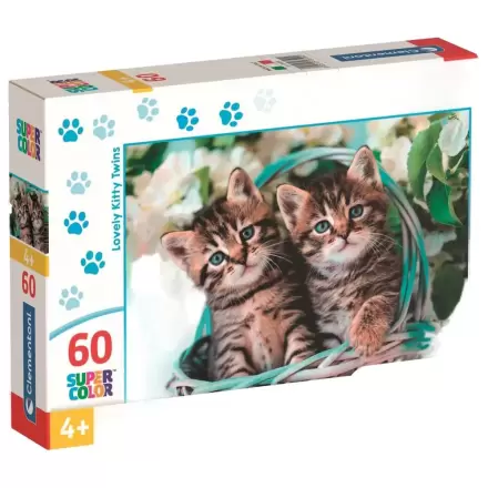 Lovely Kitty Twins Puzzle 60St Produktfoto
