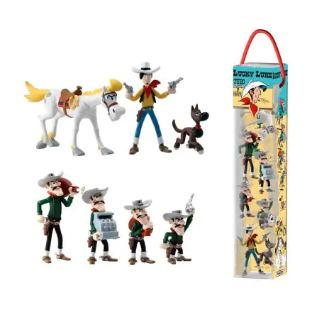 Lucky Luke Minifiguren 7er-Set Characters 4 - 10 cm termékfotója