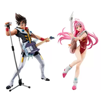 Macross 7 PVC Statue Fire Bomber Live Stage 23 cm Produktfoto