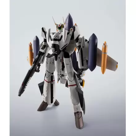 Macross 7 Hi-Metal R Action Figur VF-0S Phoenix (Roy Focker Use) & QF-2200D-B Ghost Set 14 cm Produktfoto