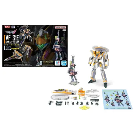 MACROSS HG 1/100 VF-31E Siegfried Deluxe Set Modellbausatz Produktfoto