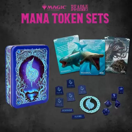 Magic the Gathering Dice and Token Pack Blue Mana termékfotója