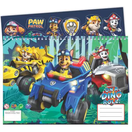Paw Patrol DIN A4 Spiral Skizzenbuch 40 Blatt mit Stickern Produktfoto