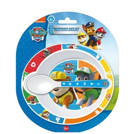 PAW Patrol Baby Mikro tiefer Teller + Löffel Set Produktfoto