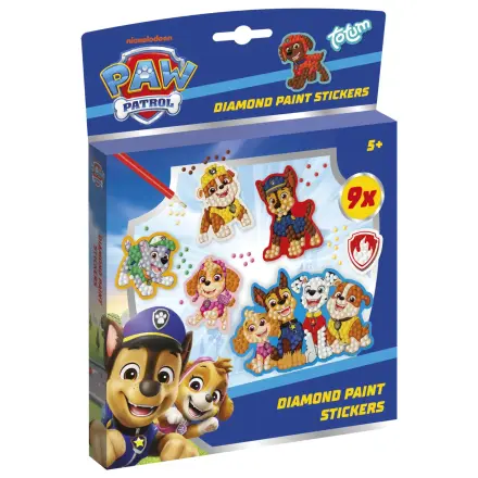Paw Patrol Best Team Diamond Painting Aufkleber 9-er Pack Produktfoto