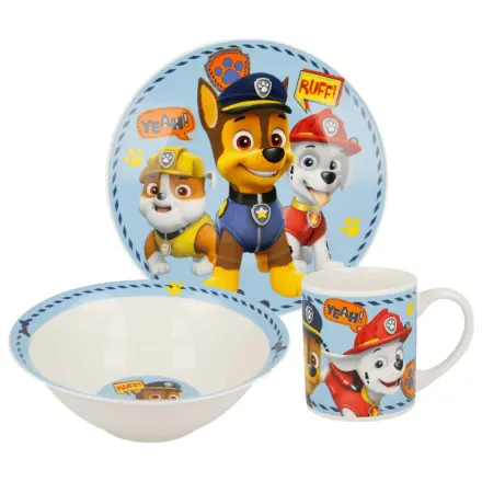 Paw Patrol Boy Icons Porzellan Geschirrset Produktfoto