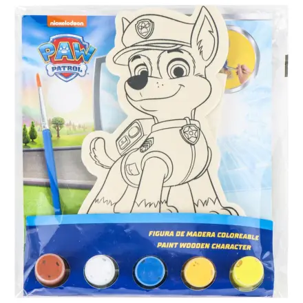 PAW Patrol Chase bemalbare Holzfigur Produktfoto