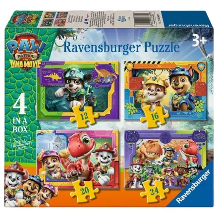 Paw Patrol Dino Movie Puzzle 12-16-20-24 Teile Produktfoto