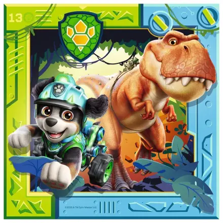Paw Patrol Dino Movie Puzzle 3x49 Teile Produktfoto