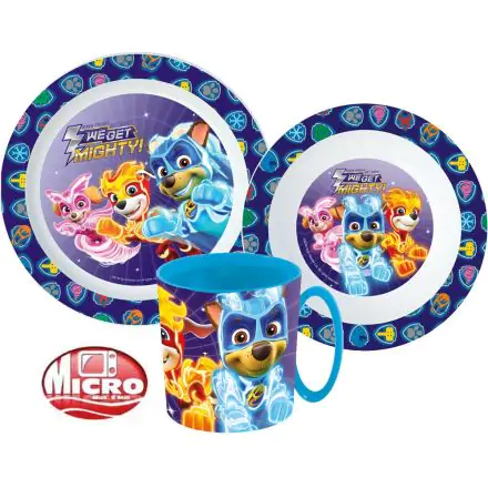 Paw Patrol Geschirr Set, Mikroplastik Set Produktfoto
