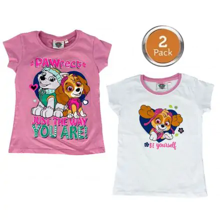 Paw Patrol Kinder Kurzarm T-Shirt 2er-Set Produktfoto