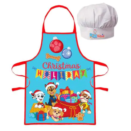 Paw Patrol Weihnachten Kinder Schürze 2-teiliges Set Produktfoto