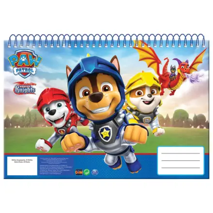Paw Patrol Knights A/4 Spiral Skizzenbuch, 30 Blatt Produktfoto