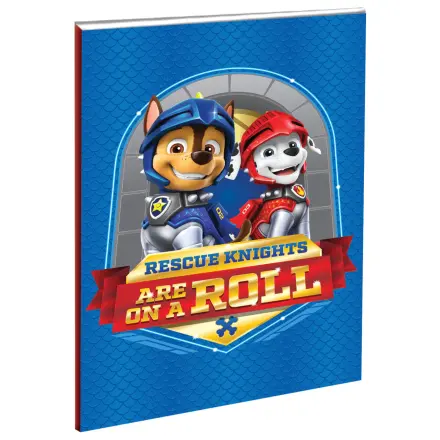 PAW Patrol Knights B/5 liniertes Notizbuch 40 Blatt Produktfoto