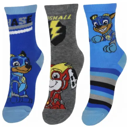 Paw Patrol Mighty Blue Kinder Socken Größe 27/30 Produktfoto