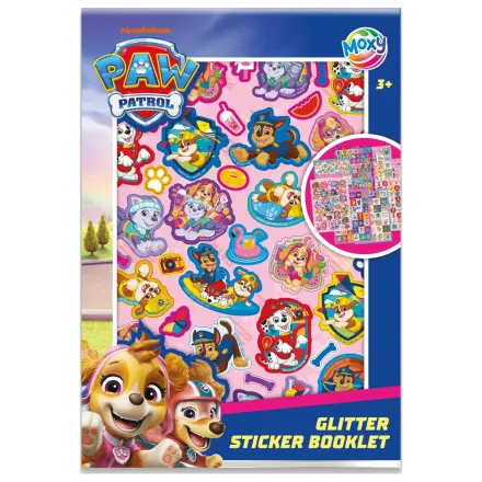 PAW Patrol Puppy Love Glitzer Sticker Buch Produktfoto