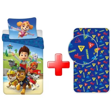 Paw Patrol Ready Bettbezug und Spannbettlaken Set Produktfoto