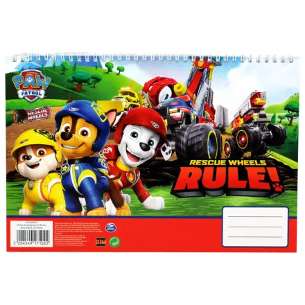 PAW Patrol Rescue Wheels A4 Spiral-Skizzenbuch, 30 Blatt Produktfoto