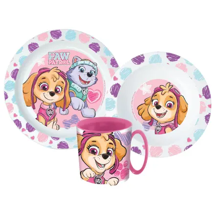 Paw Patrol Sketch Geschirr Set, Mikroplastik Set mit Tasse Produktfoto