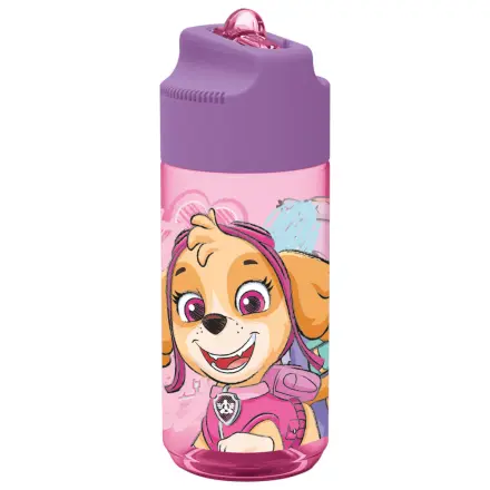 PAW Patrol Sketch Hydro Kunststoff Trinkflasche mit Strohhalm 430 ml Produktfoto