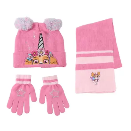 Paw Patrol Skye Winter-Set Schlauchschal Mütze Handschuhe Produktfoto