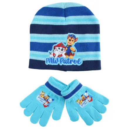 Paw Patrol Team Winter Kinder Mütze + Handschuhe Set Produktfoto